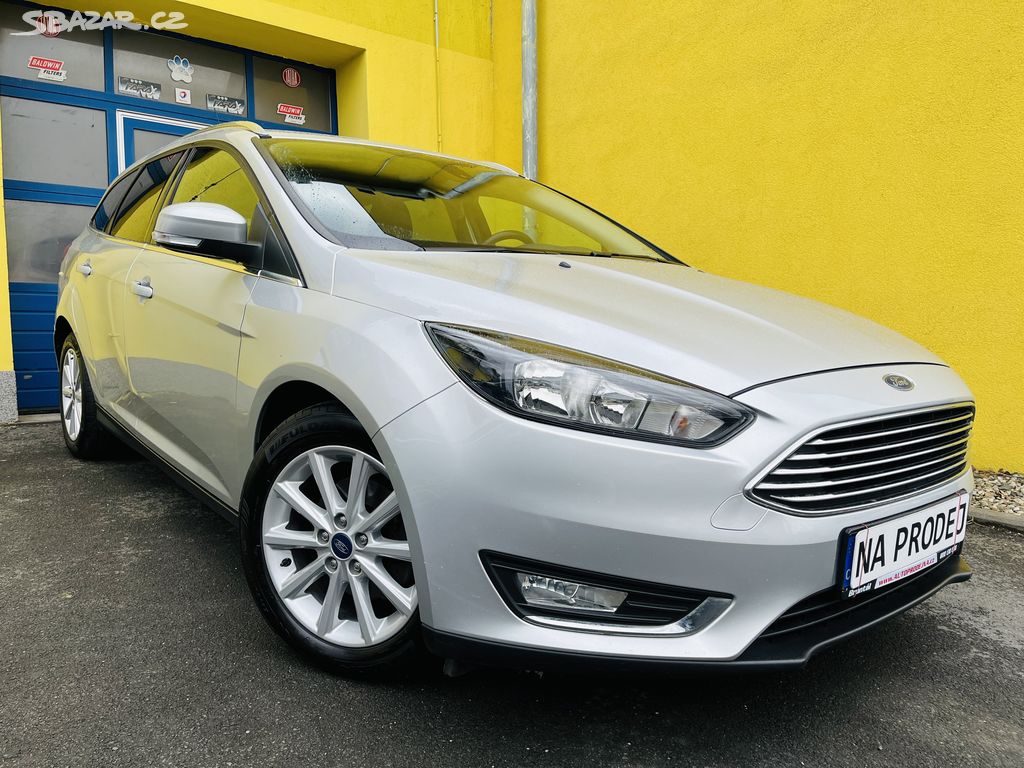 FORD FOCUS 1.5 TDCi 88 kW 6 RYCH TITANIUM PUVOD ČR