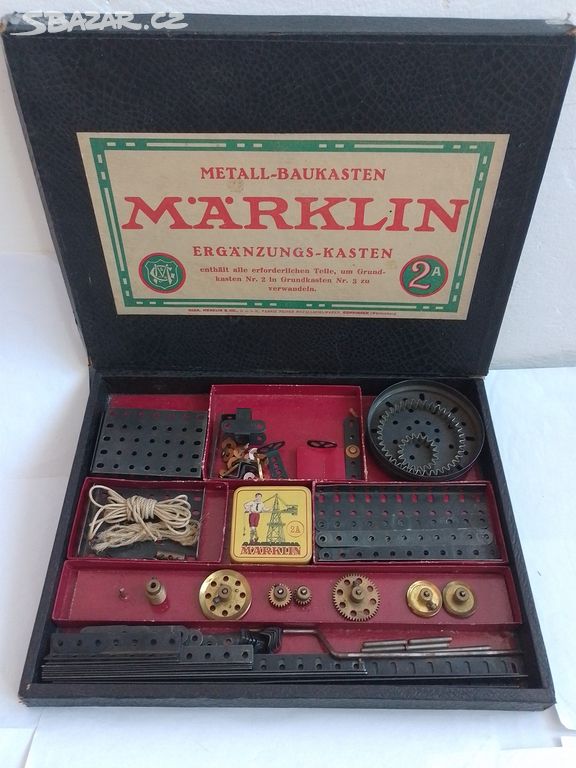 Marklin 2A stavebnice retro stará hračka hra