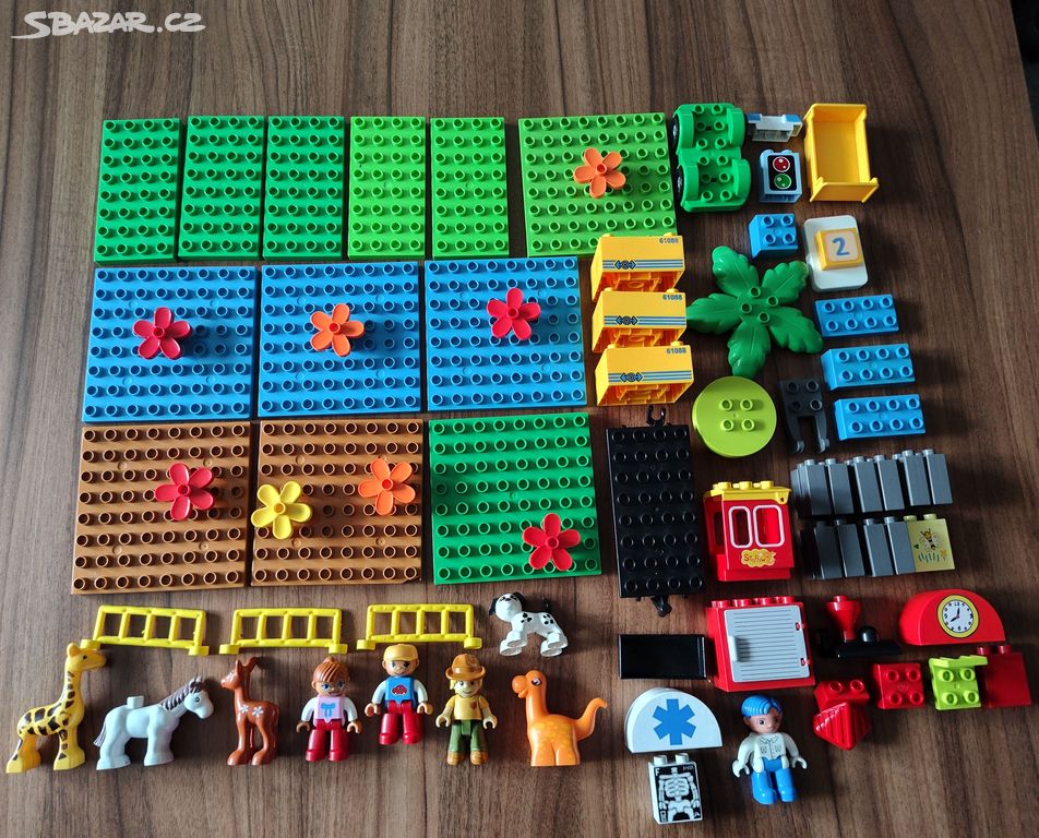 Mix kompatibilní s lego Duplo - velké podložky