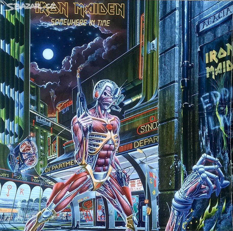 Iron Maiden - Somewhere In Time 1986 vinyl