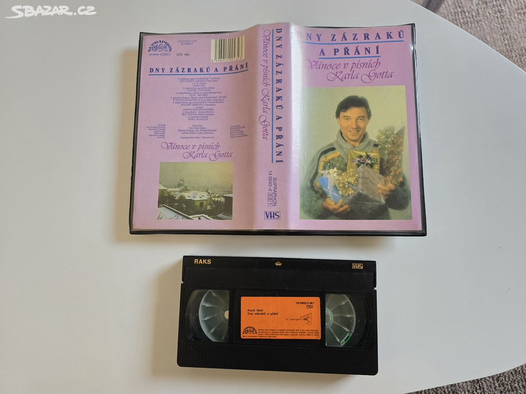 VHS Karel Gott Dny Zázraků a přání