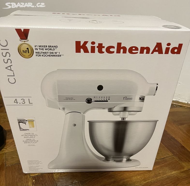 Kitchenaid 5K45SSEFW bílý matný nový nerozbalený