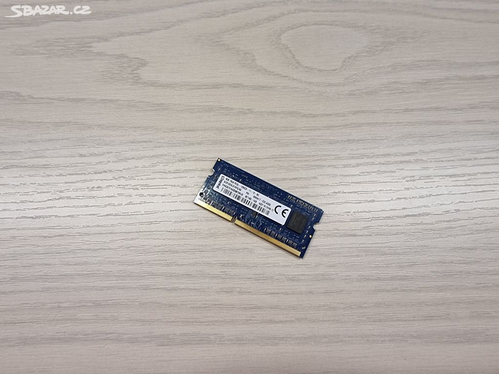 Paměť Kingston 1Rx8 PC3L-12800S-11-12-B3 4GB