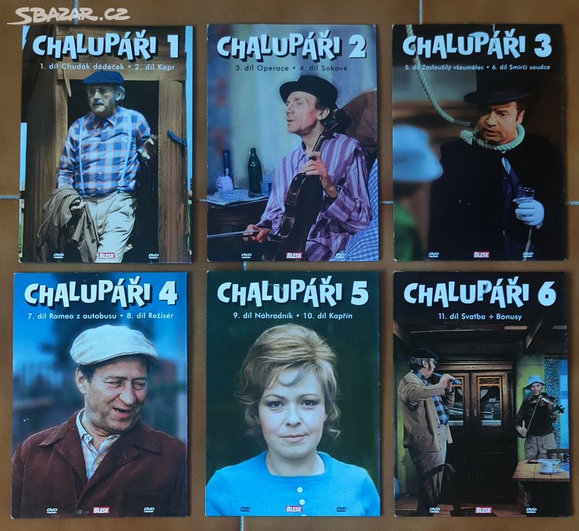 6DVD: Kompletní seriál CHALUPÁŘI (11dílů + bonusy)