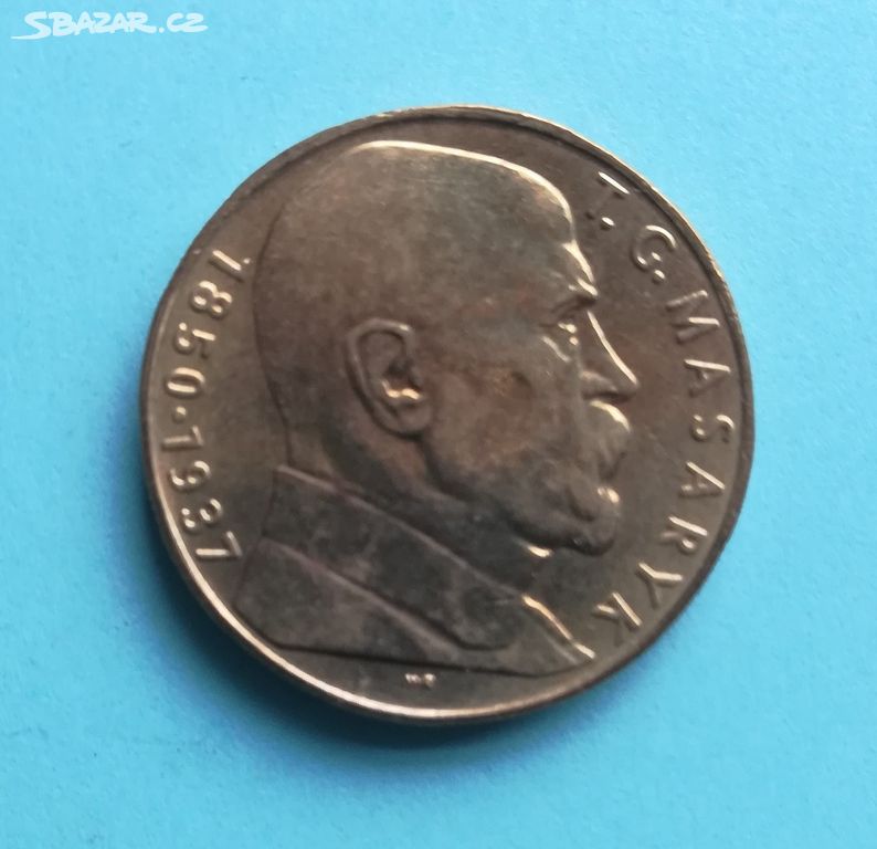 Mince 10 Koruna (10 Kč) T.G.Masaryk 1993 var. M.R!