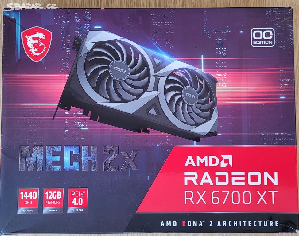 Radeon RX 6700 XT MECH 2x12G OC