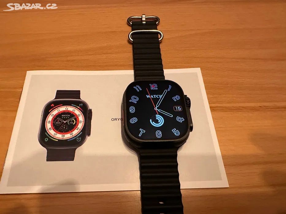 Apple watch ultra kopie černé