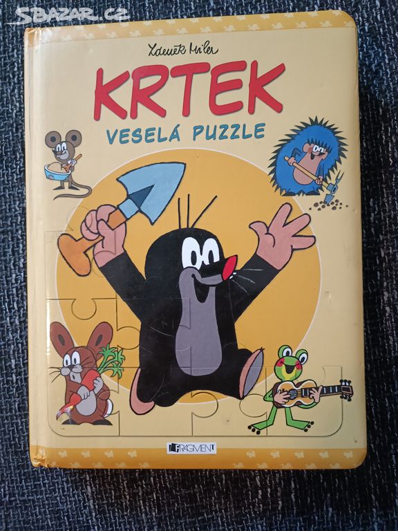 Krtek kniha puzzle roční období