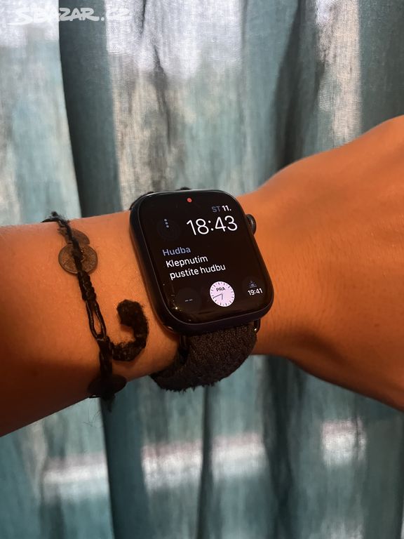 Apple watch series 7 modré 45 mm