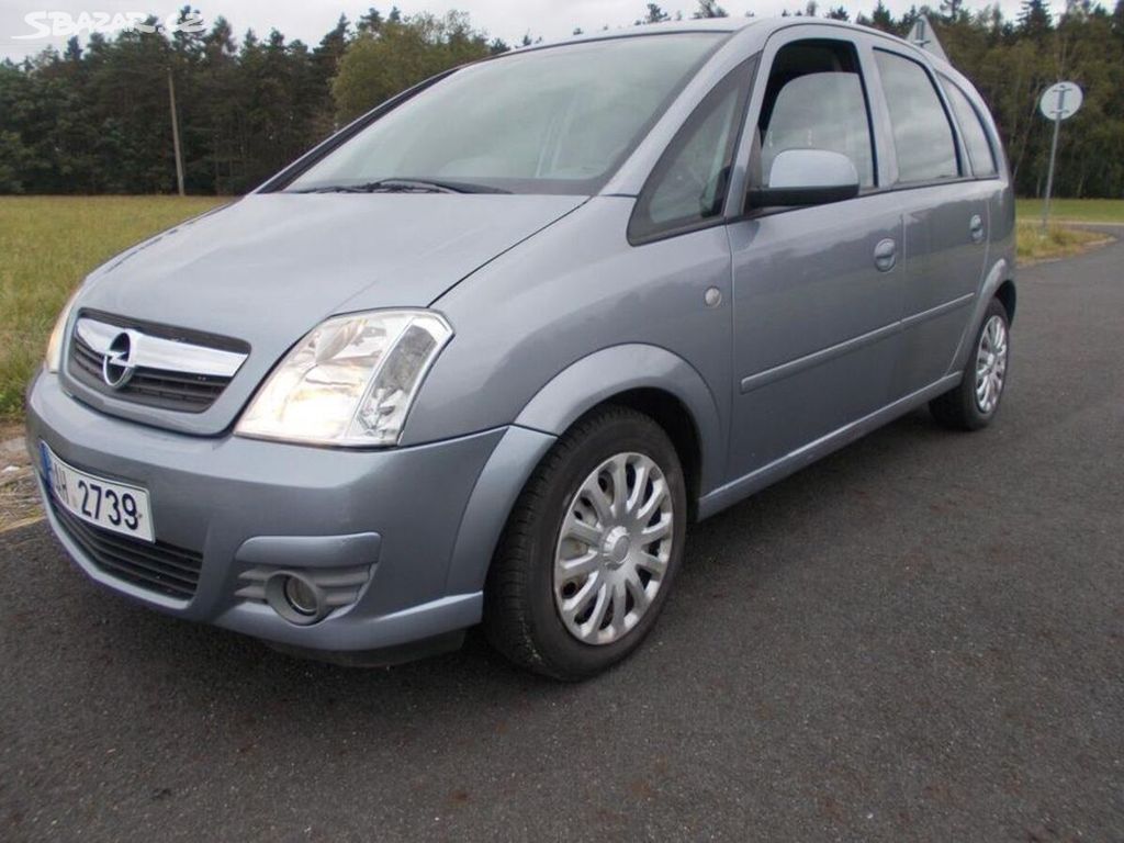 Opel Meriva 1,4 66KW zachovalé benzín manuální