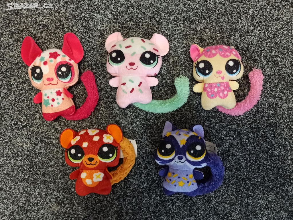 Littlest Pet Shop Hasbro - mini plyšáci - 5ks