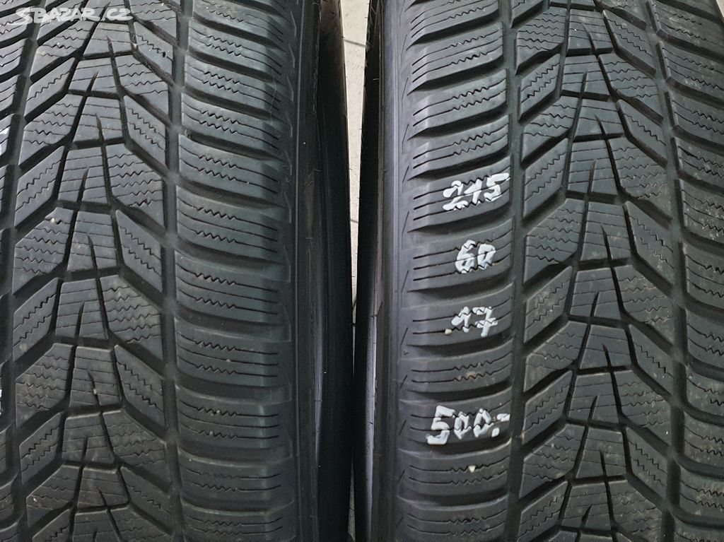 215 60 17 zimní 2ks pneu Hankook 7mm