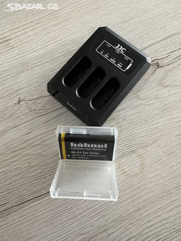 Akumulátor NP-BX1 pro Sony + trojitá USB nabíječka