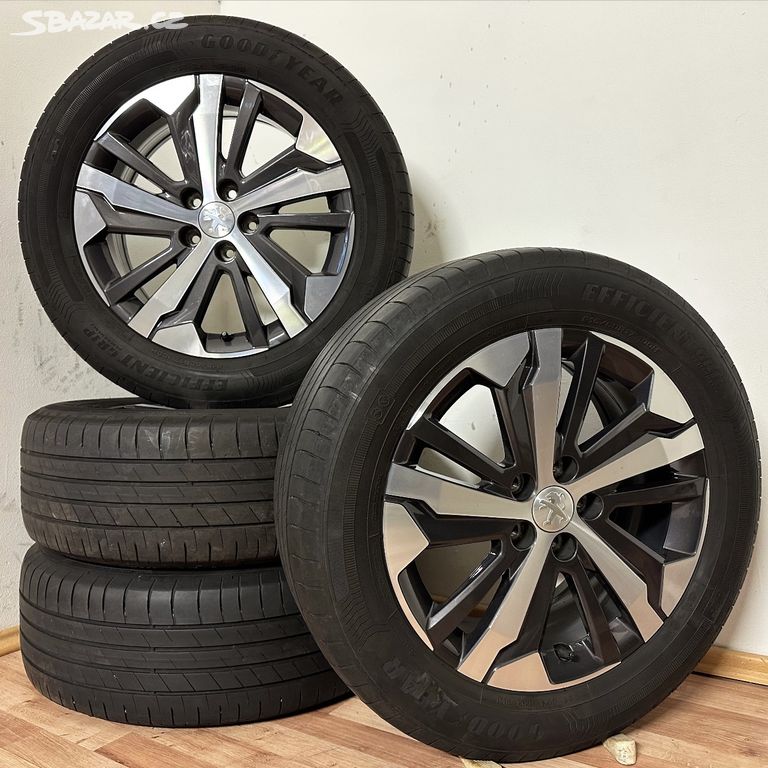 PEUGEOT RIFTER 5x108 R17 ET44+LETNÍ 215/60R17 5,5m