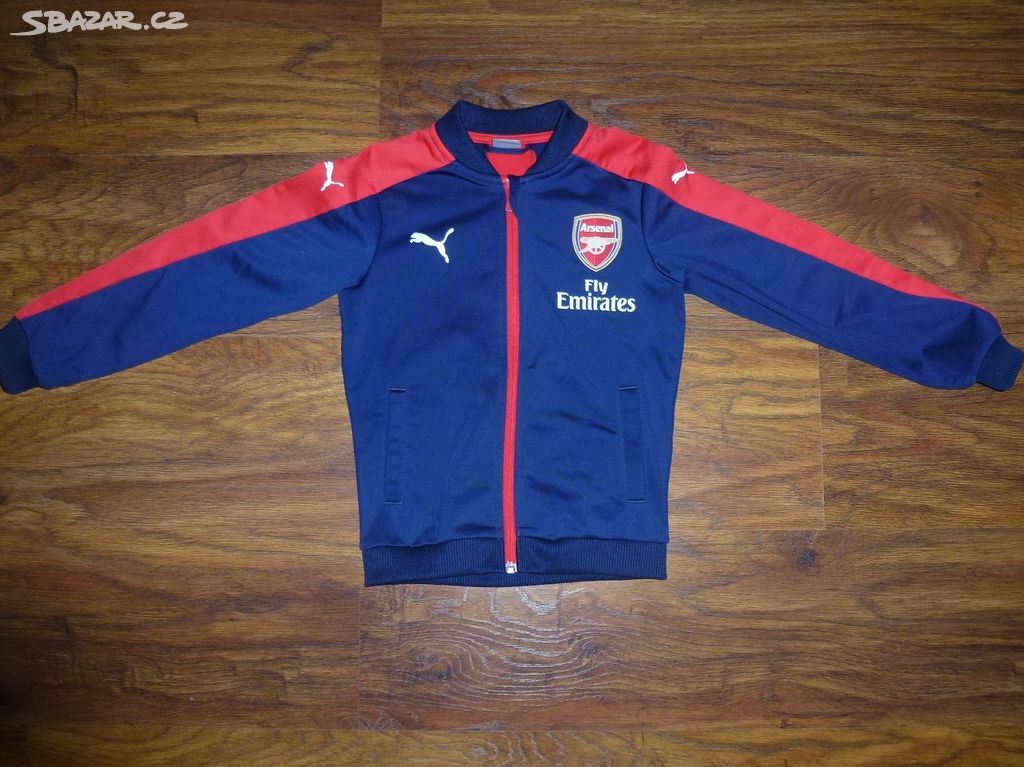 Chlapecká mikina /sportovní bunda Puma Arsenal 116