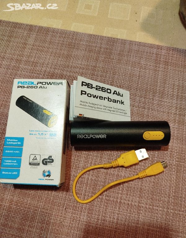 Powerbanka Real Power PB-260 Alu