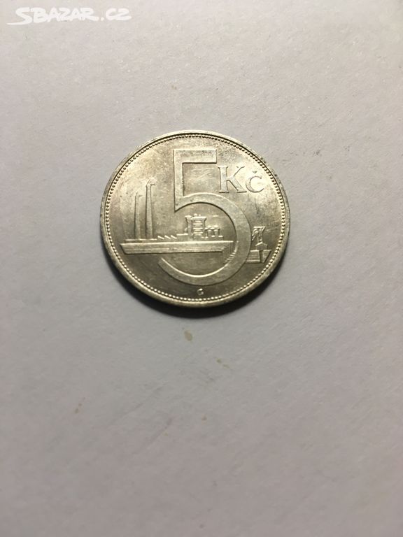 5 koruna 1929 /AG/