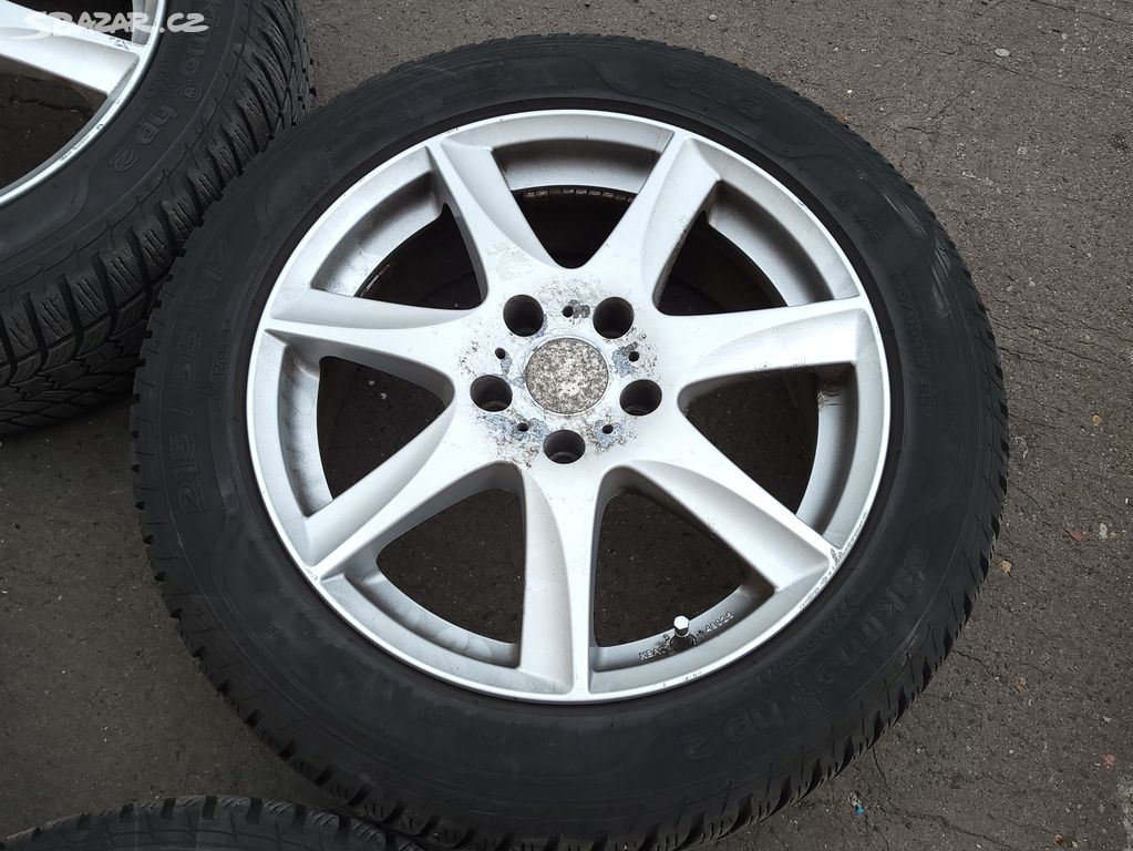 90% zimní ALU kola 17" 5x114,3 Toyota,Kia,Hyundai