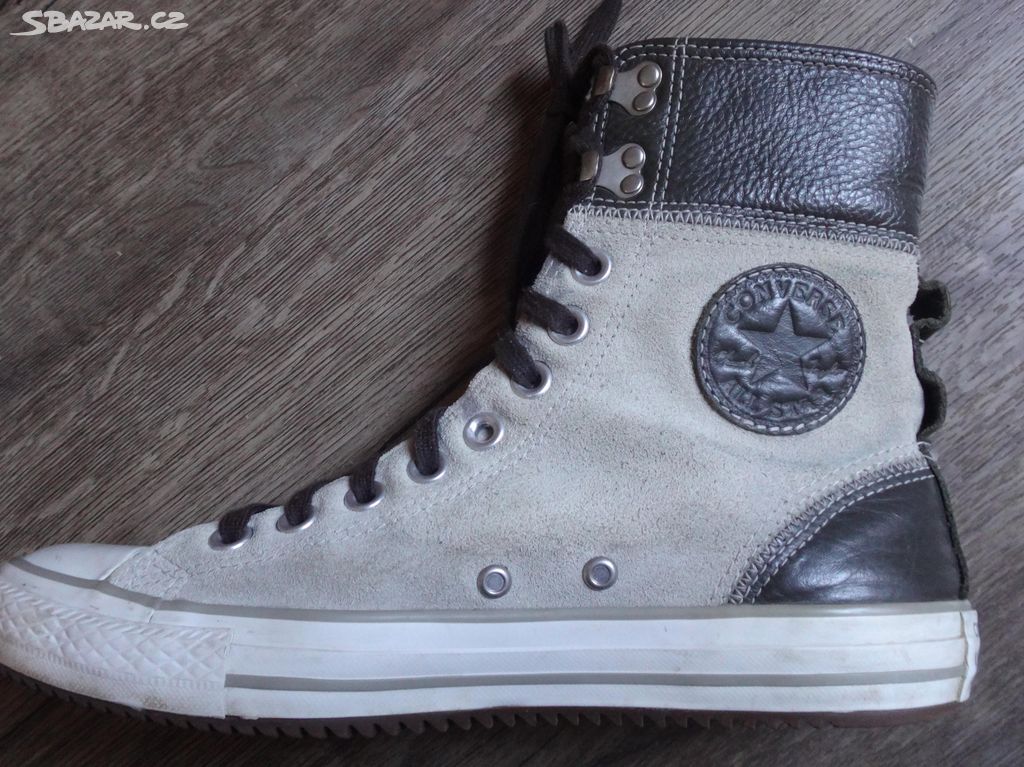 Vysoké kožené Converse vel.39,5