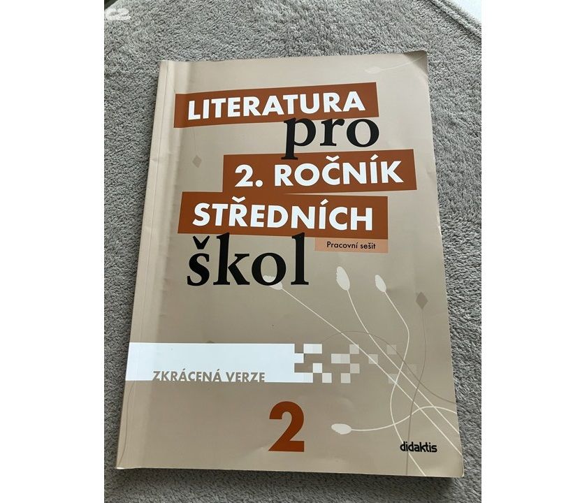 Literatura pro 2.ročník středních škol pracovní s.