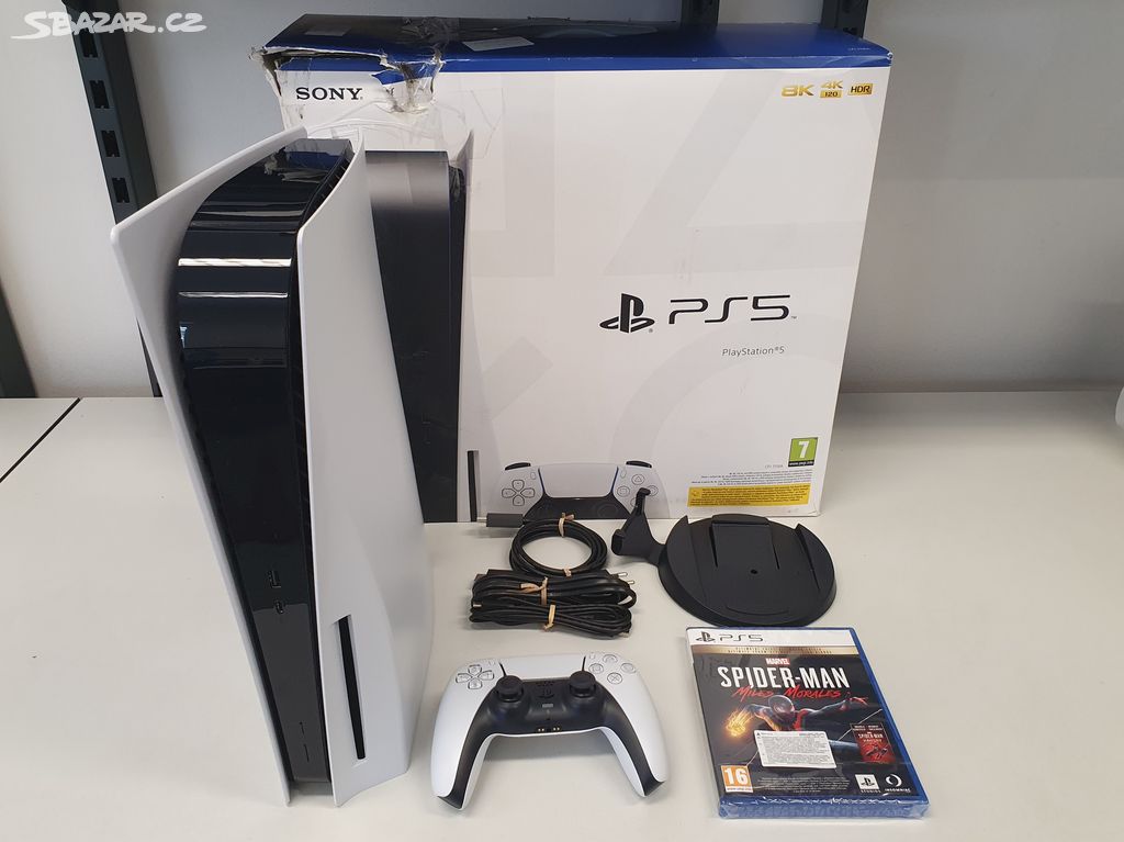 Sony PlayStation 5 825GB s mechanikou + Spider-Man