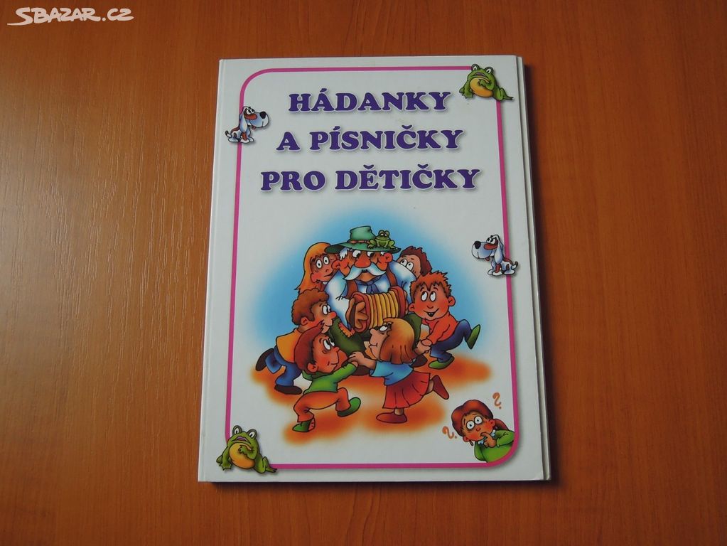 Kniha  leporelo Hádanky a písničky pro dětičky.