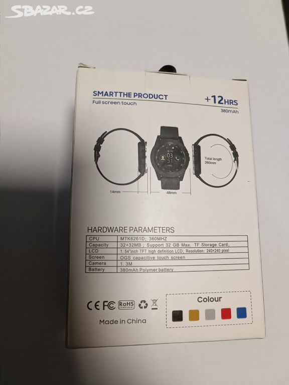 Hodinky chytr hodinky Mtk6261d mo nost sim karta R jec Jest eb