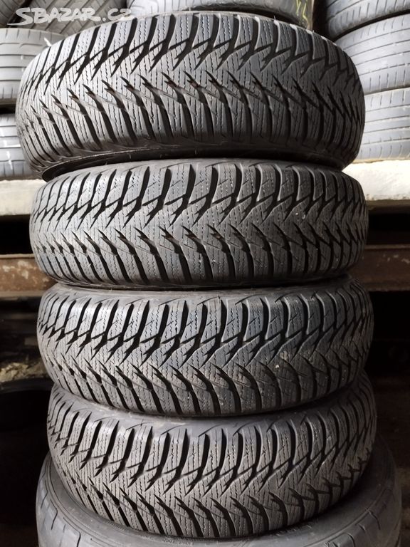 ZIMNÍ PNEU GOODYEAR 155/80 R13 - CENA DOHROMADY