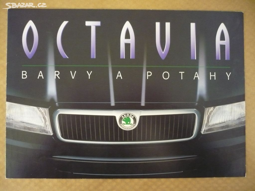 Prospekt Škoda Octavia barvy a potahy 08/1997