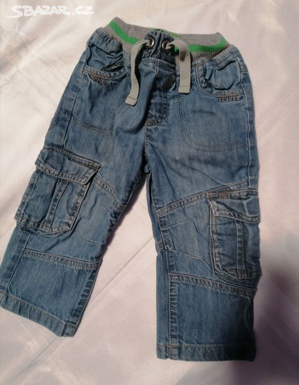 Dětské džíny s mnoha kapsami, TU, vel. 80-86