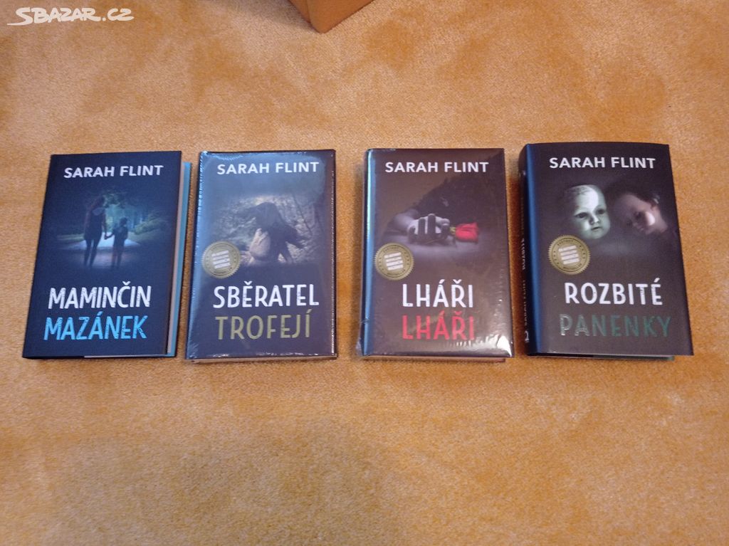4 knihy od Sarah Flint (1. až 4. díl) - nové