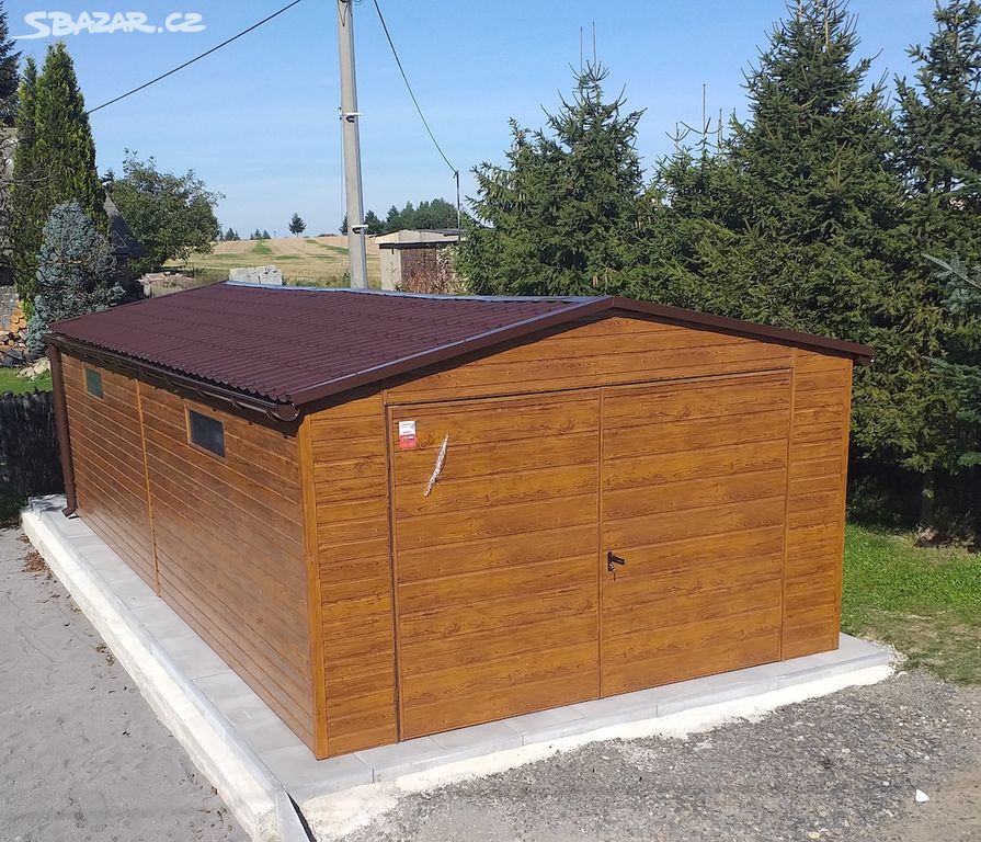 34D. GARÁŽ ELEGANT ZLATÝ DUB 4,5 x 8 m