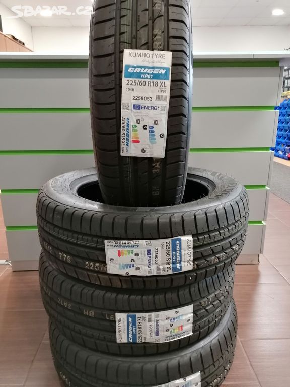 Nové letní pneu Kumho 225/60 R18 - 4ks SUV