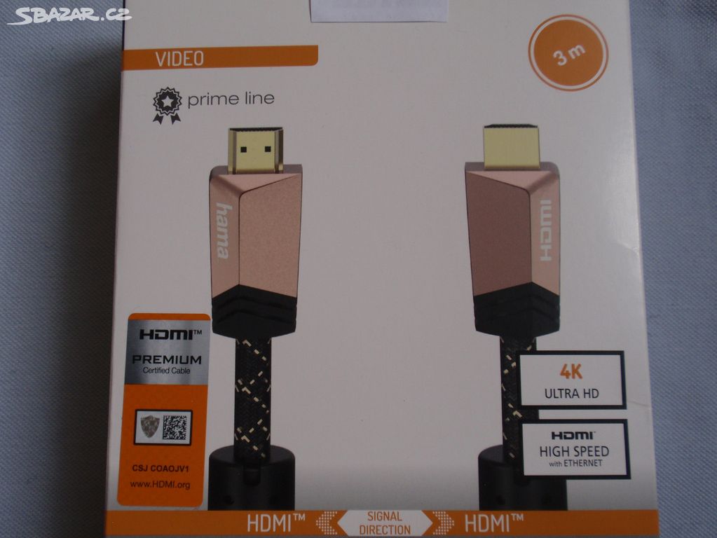 Kabel HDMI.