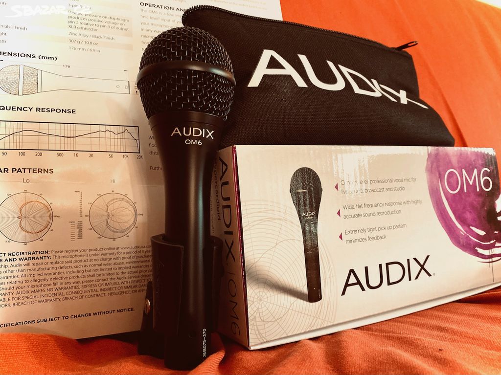 Audix OM6 - mikrofon zachránář