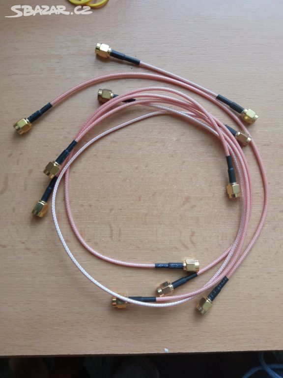 SMA kabely oba konce samec. Impedance 50R.