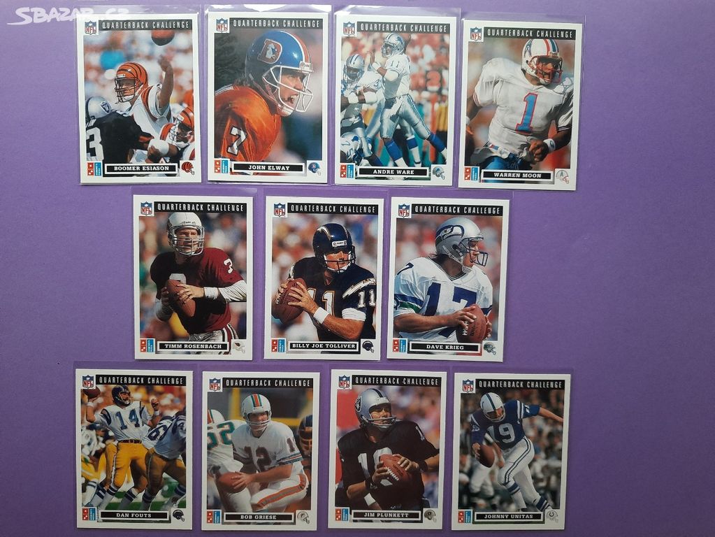 karty NFL 1991 UPPER DECK DOMINO'S QUARTERBACKS