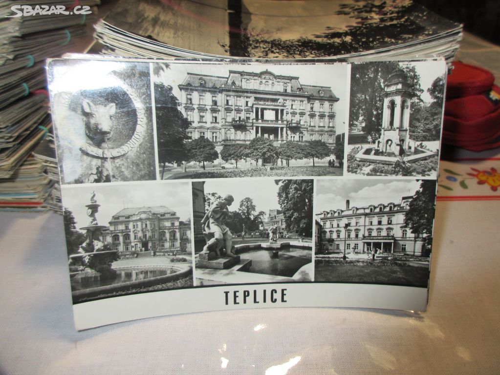 Pohlednice Teplice 1965