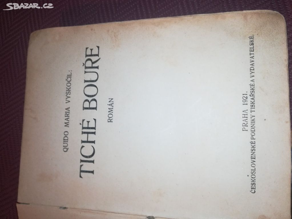 Tiche boure, autor Quido Maria Vyskocil, r.1921