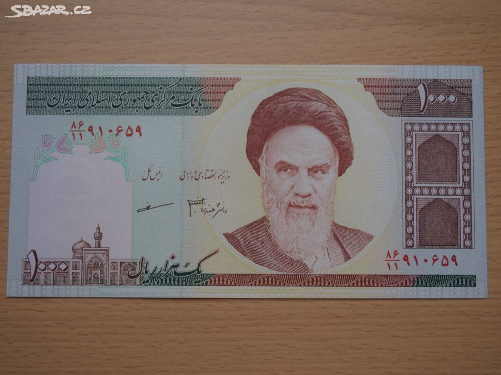 Bankovka 1000 Rials Írán