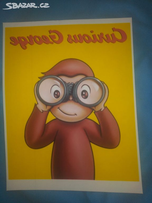 NOVý nažehlovací  obrázek Zvědavý George opička