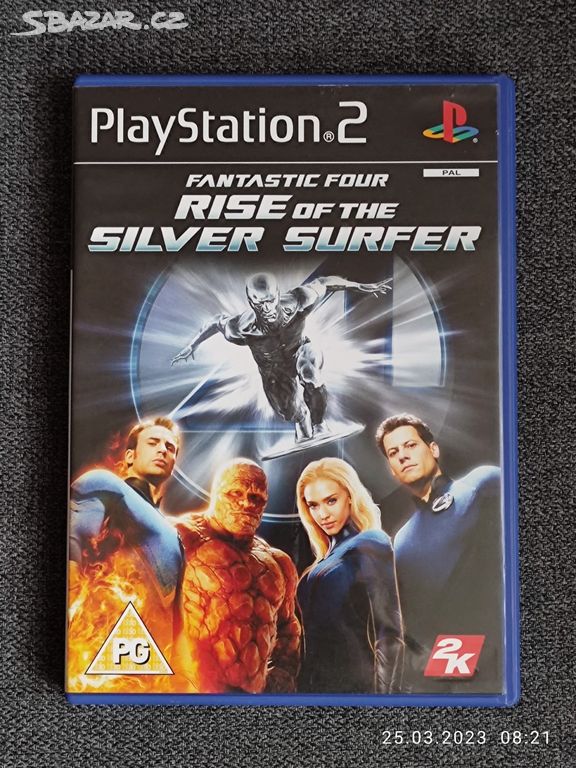 Fantastic Four Rise of the Silver Surfer - pro PS2
