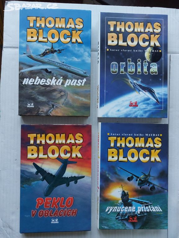 THOMAS BLOCK - ťyto 4 knihy CELKEM ZA 99 Kč