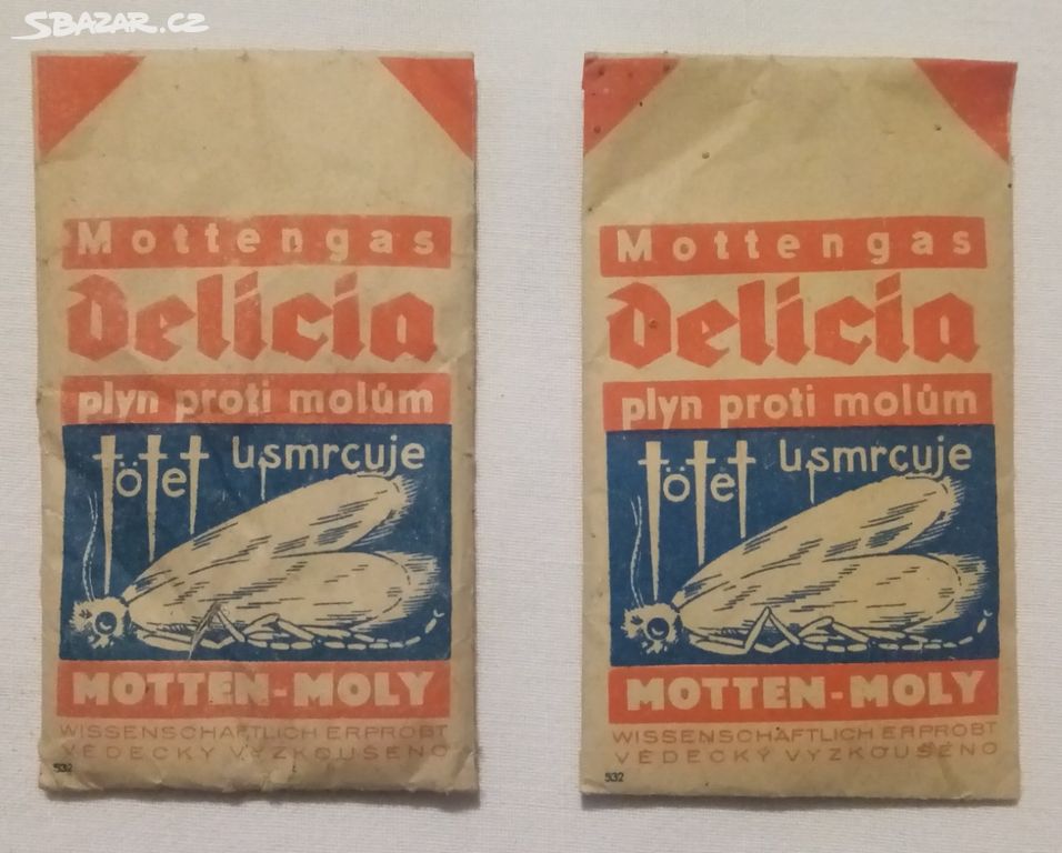Delicia - Mottengas - plyn proti molům