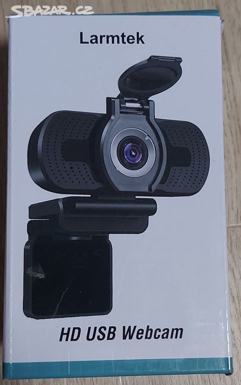 HD webkamera Larmtek 1080P černá s krytem