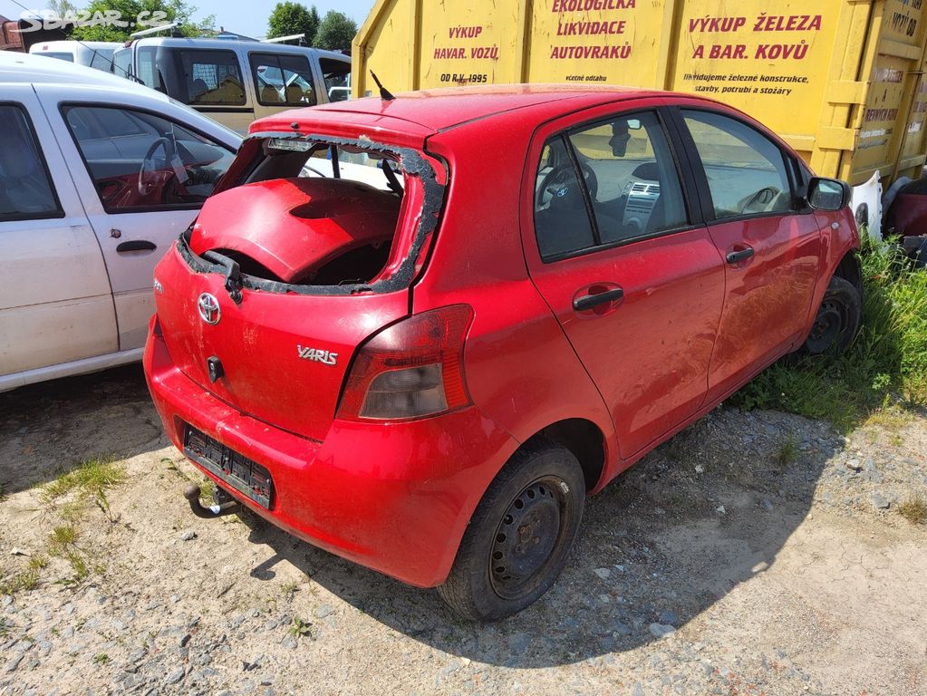 Toyota Yaris 2007 1,0VVTi 51kW 5dver DILY, HAVAR