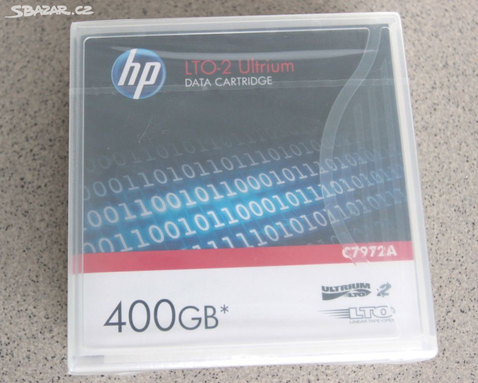 HP LTO2 Ultrium Data Cartridge (C7972A) 400GB-nové