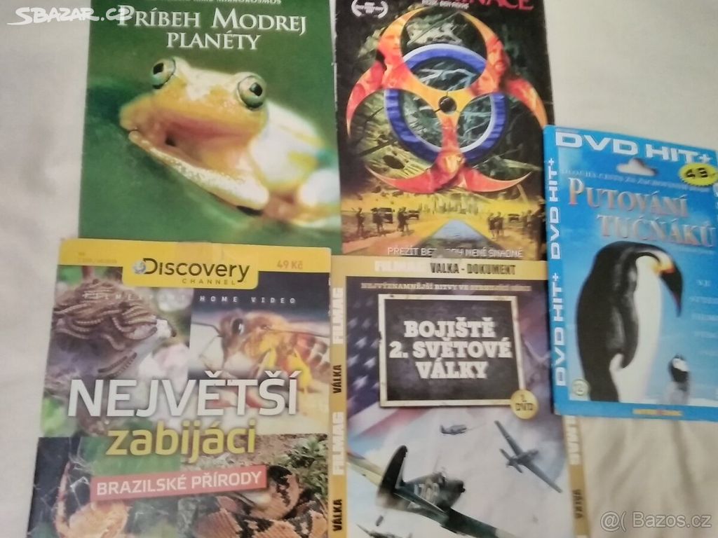 DVD papírový obal 10 Kč kus