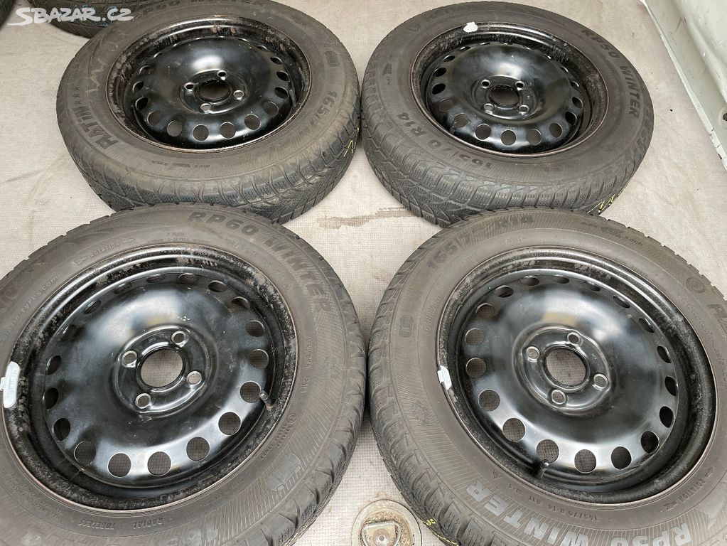 Zimní sada 4x100 165/70 R14 Škoda Citigo , VW Up