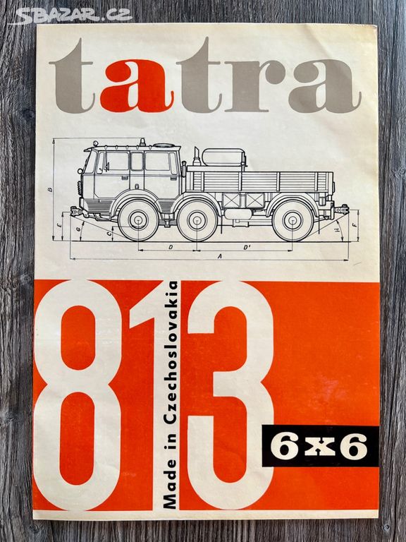 Prospekt Tatra 813 6x6 Motokov ( 197X ) česky